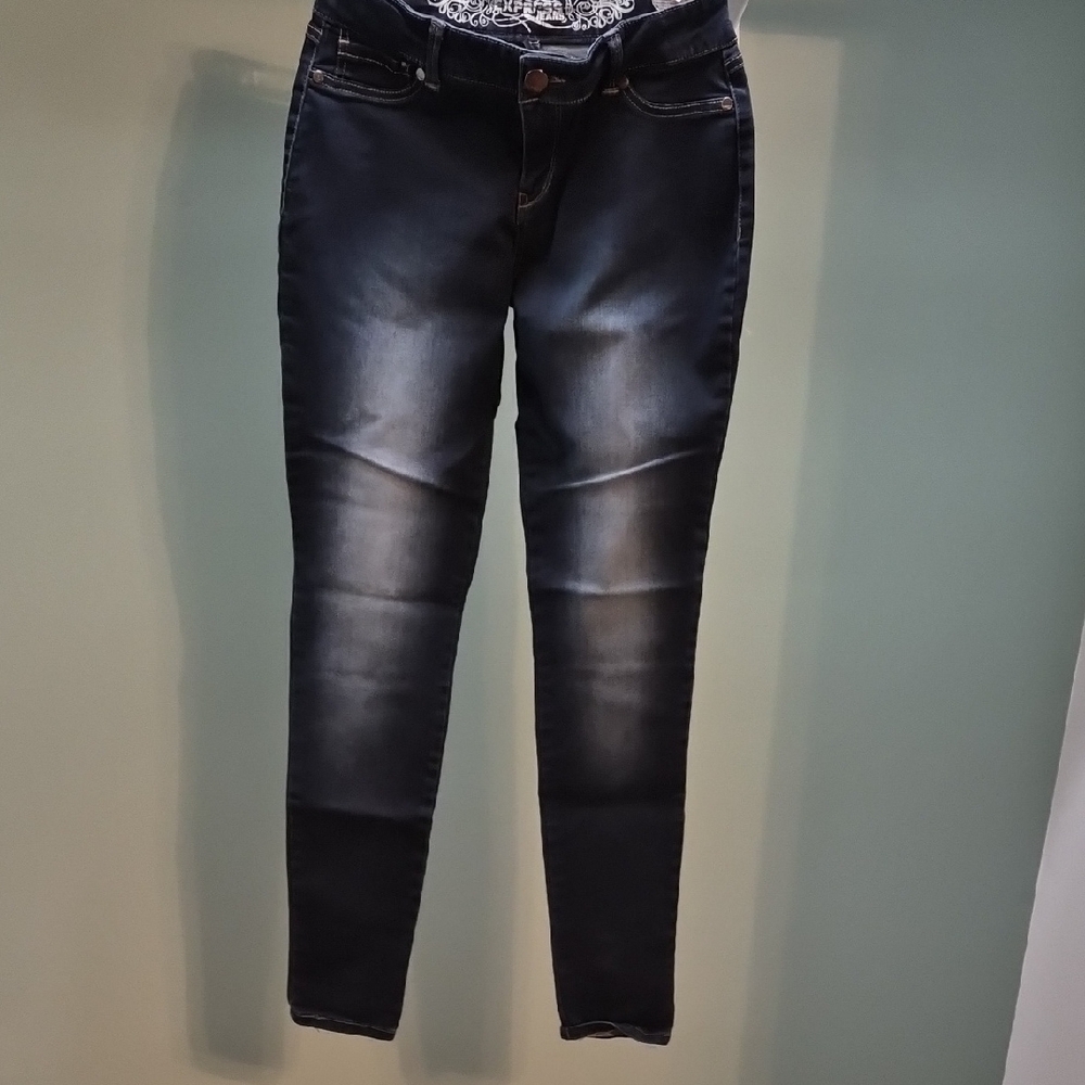 Express Dark Wash Skinny Jeans